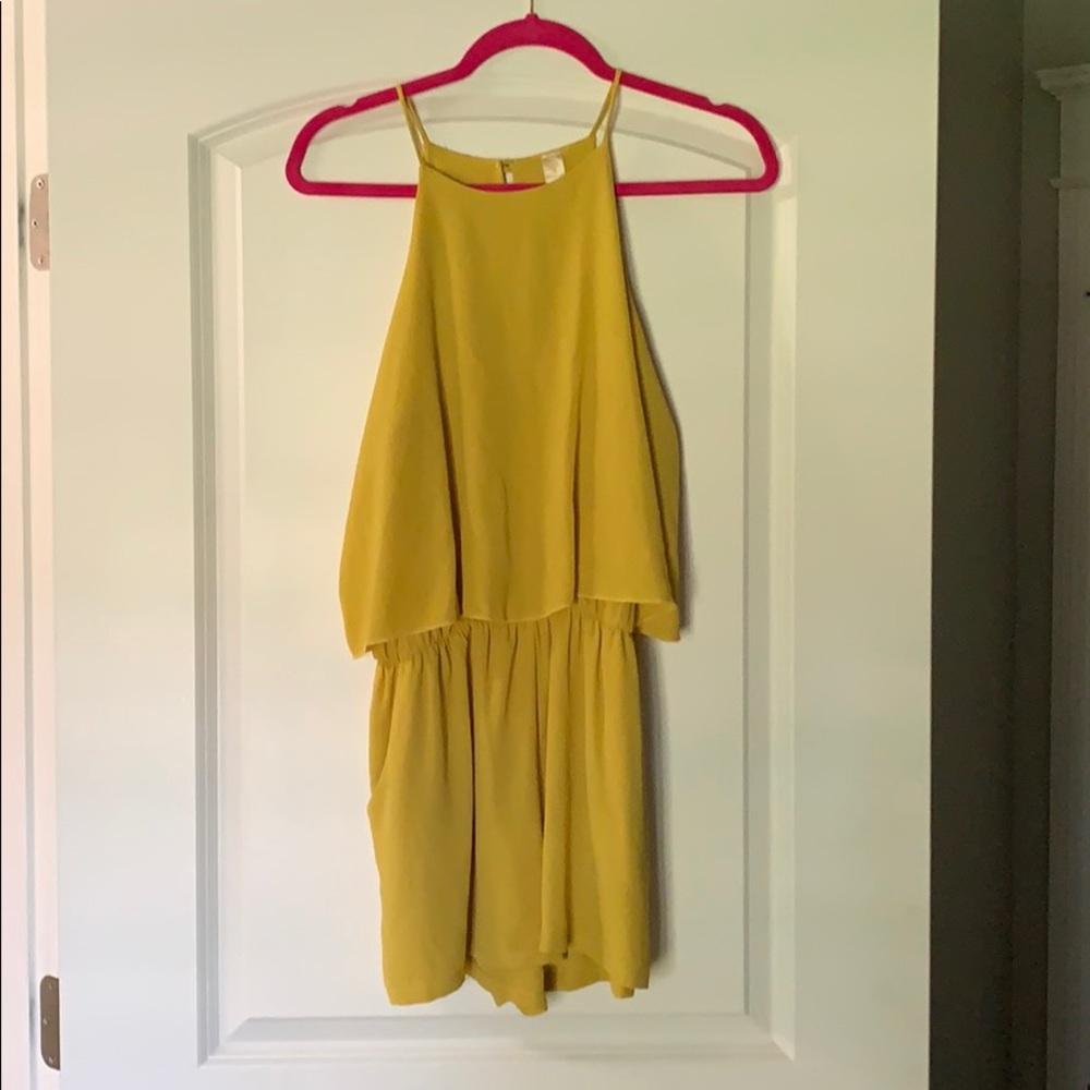 Mustard colored Romper